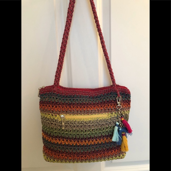 The Sak multicolor crochet shoulder bag - Picture 1 of 4